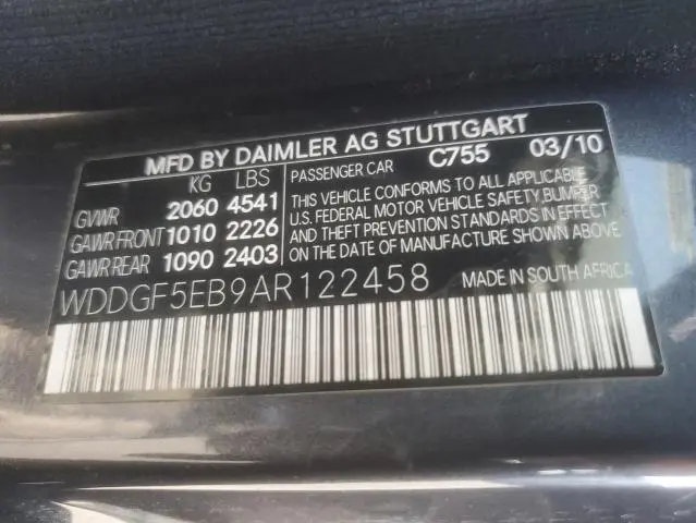 2010 MERCEDES-BENZ C 300  