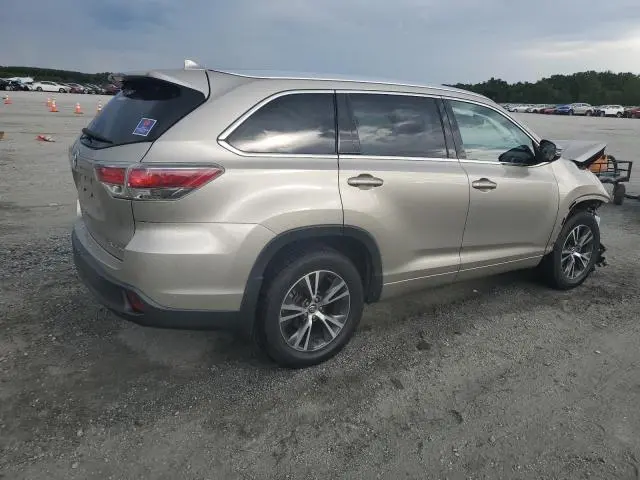 2016 TOYOTA HIGHLANDER XLE  