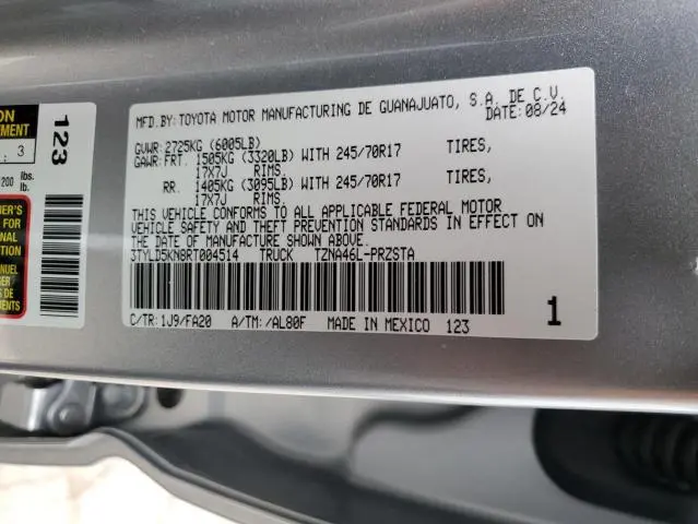 2024 TOYOTA TACOMA DOUBLE CAB  