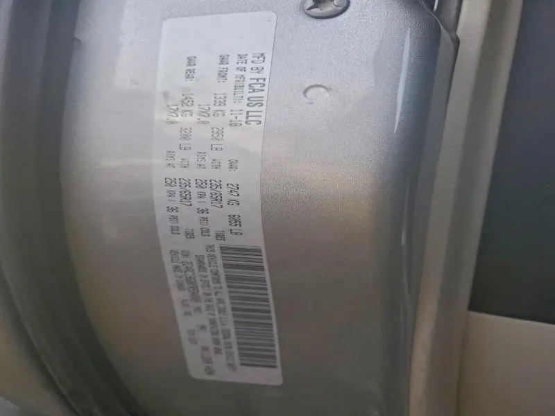 2019 CHRYSLER PACIFICA TOURING L  