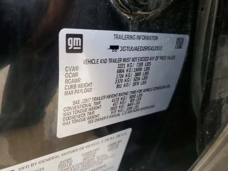 2024 GMC SIERRA K1500  