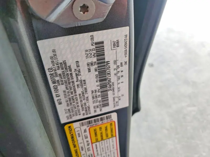 2018 FORD FUSION SE  