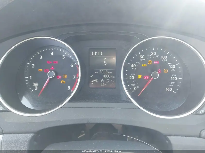 2017 VOLKSWAGEN JETTA 1.4T S