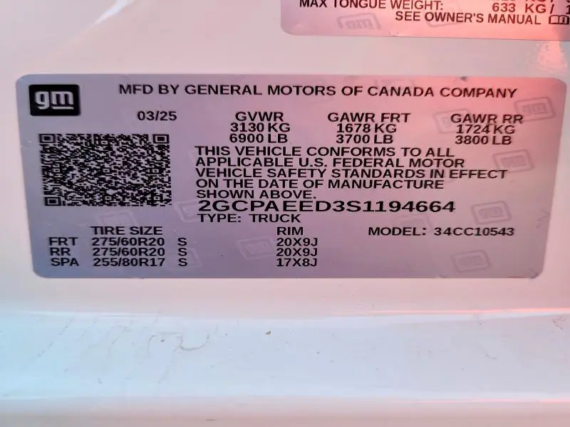 2025 CHEVROLET SILVERADO C1500 LTZ  