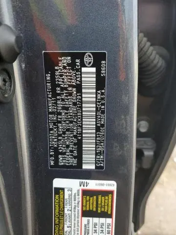2011 TOYOTA CAMRY BASE  