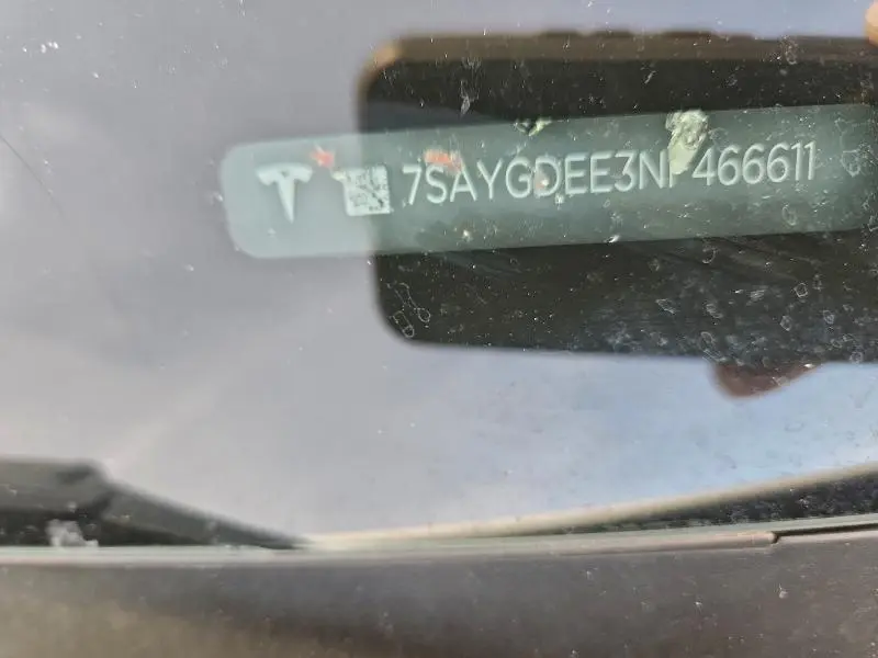 2022 TESLA MODEL Y   
