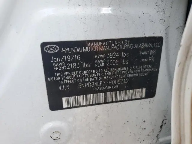 2017 HYUNDAI ELANTRA SE  