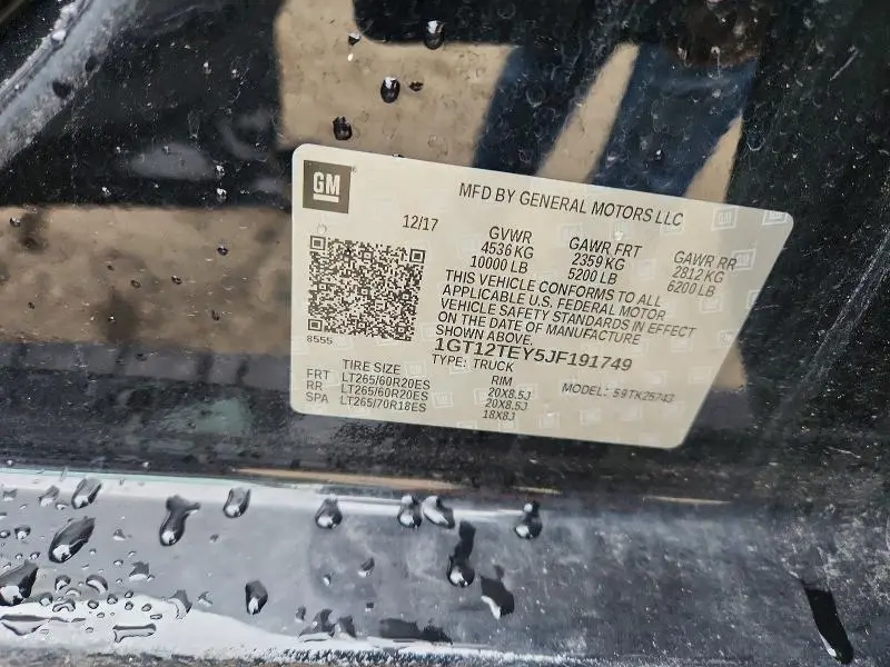 2018 GMC SIERRA K2500 SLT  