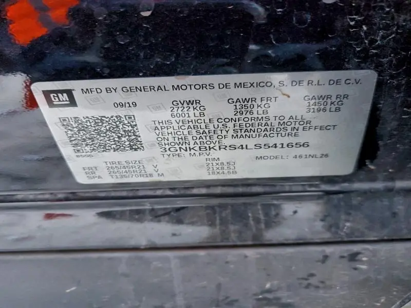 2020 CHEVROLET BLAZER RS  