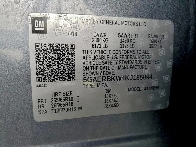 2019 BUICK ENCLAVE ESSENCE  