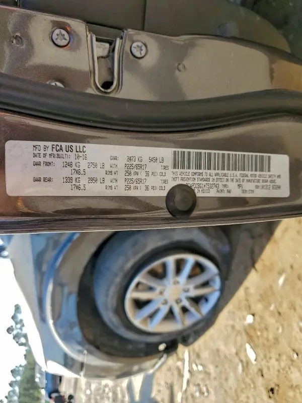 2017 DODGE JOURNEY SXT  