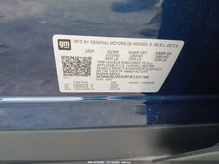 2023 CHEVROLET BLAZER AWD 3LT