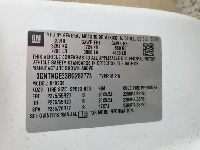 2011 CHEVROLET AVALANCHE LTZ  
