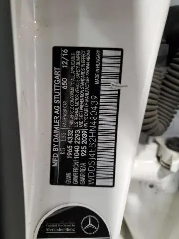 2017 MERCEDES-BENZ CLA 250  