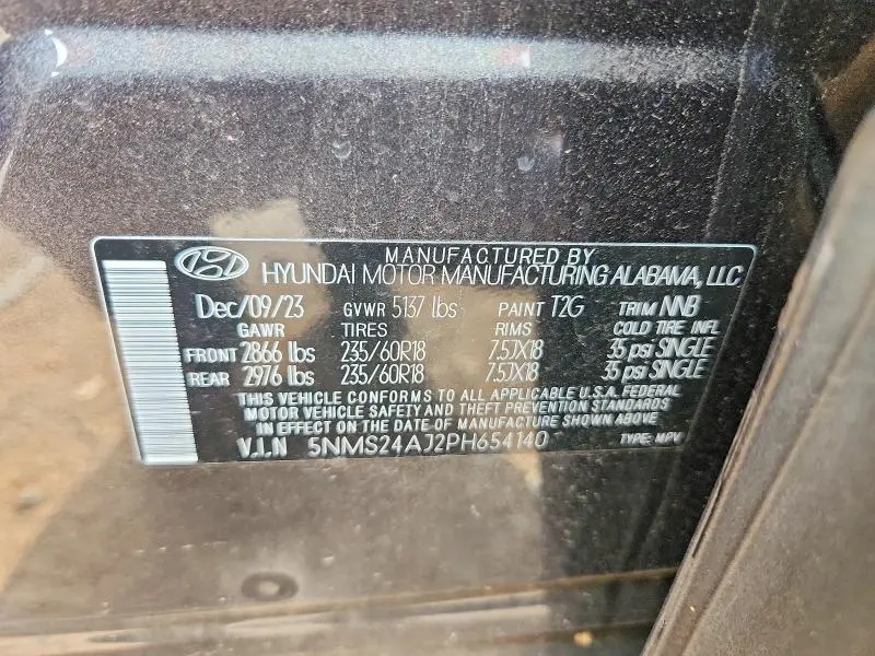 2023 HYUNDAI SANTA FE SEL  