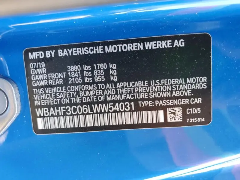 2020 BMW Z4 SDRIVE30I  