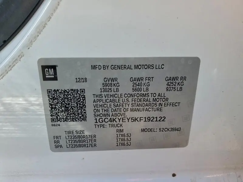 2019 CHEVROLET SILVERADO K3500 HIGH COUNTRY  