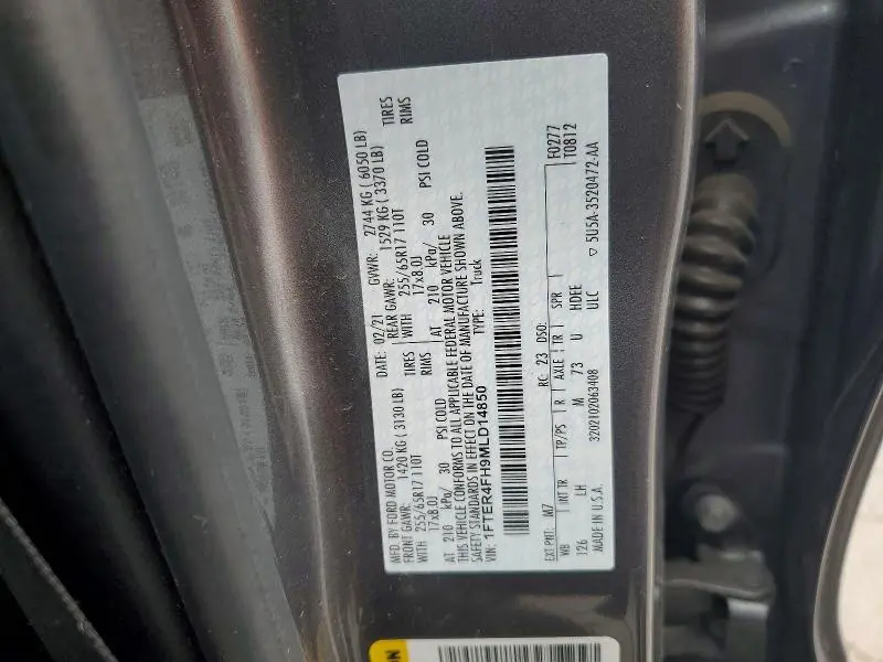 2021 FORD RANGER XL  