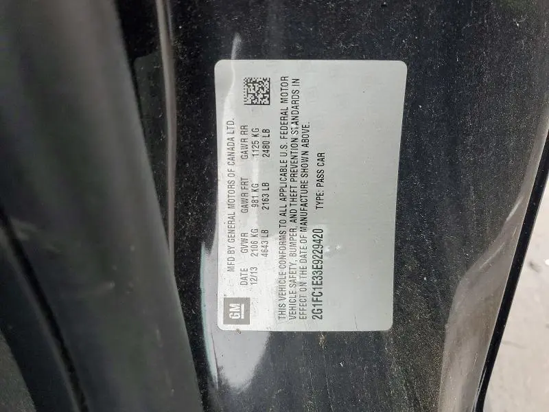 2014 CHEVROLET CAMARO LT  