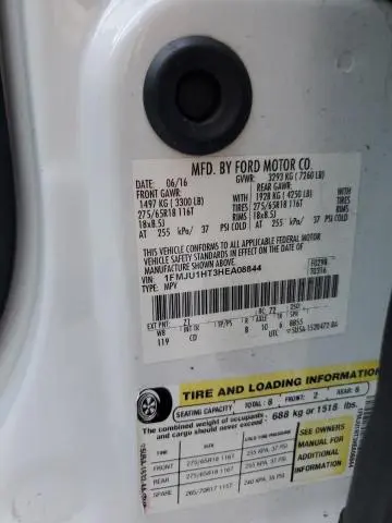 2017 FORD EXPEDITION XLT  