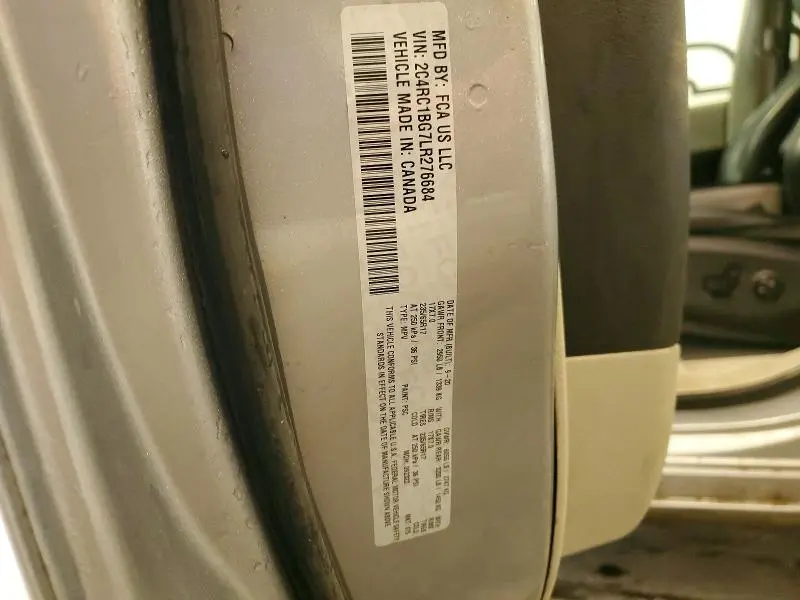 2020 CHRYSLER PACIFICA TOURING L  