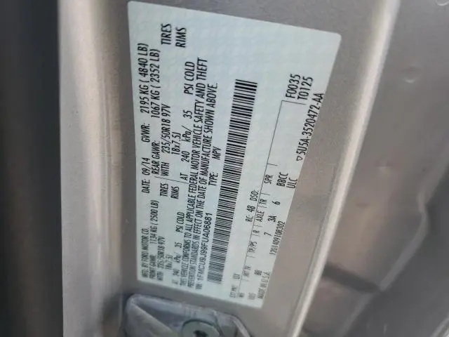 2015 FORD ESCAPE TITANIUM  