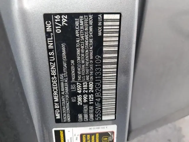 2016 MERCEDES-BENZ C 300  