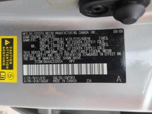 2010 LEXUS RX 350  