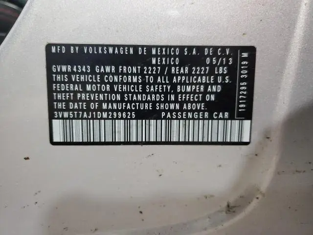 2013 VOLKSWAGEN JETTA GLI  