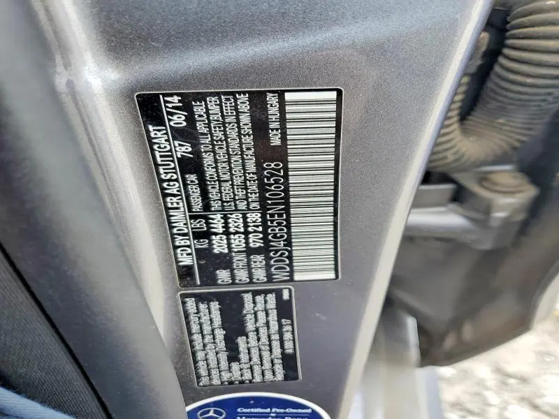 2014 MERCEDES-BENZ CLA 250 4MATIC  