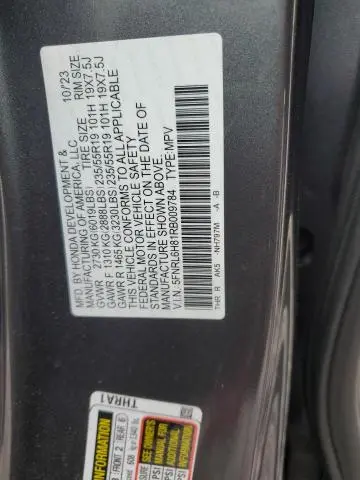 2024 HONDA ODYSSEY TOURING