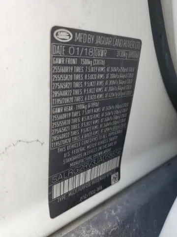 2018 LAND ROVER DISCOVERY SE  