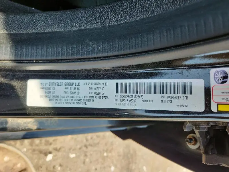 2014 CHRYSLER 200 TOURING  