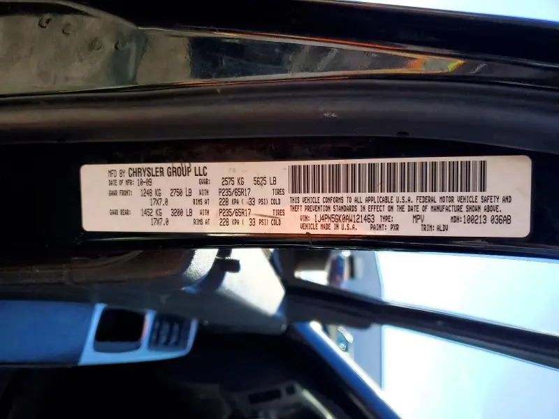 2010 JEEP LIBERTY LIMITED  