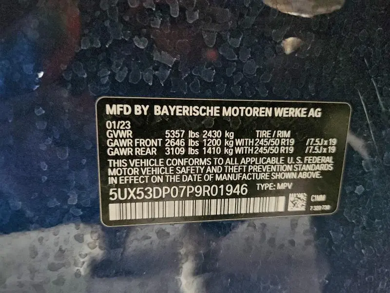 2023 BMW X3 XDRIVE30I  