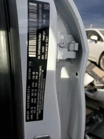 2019 ALFA ROMEO GIULIA   