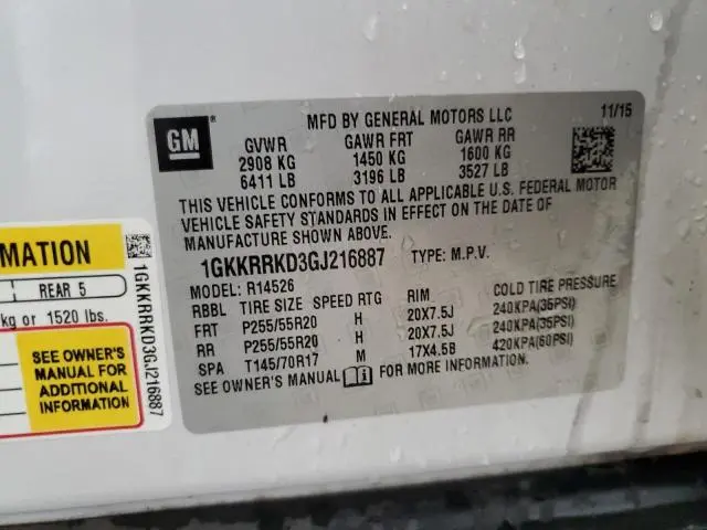 2016 GMC ACADIA SLT-1  
