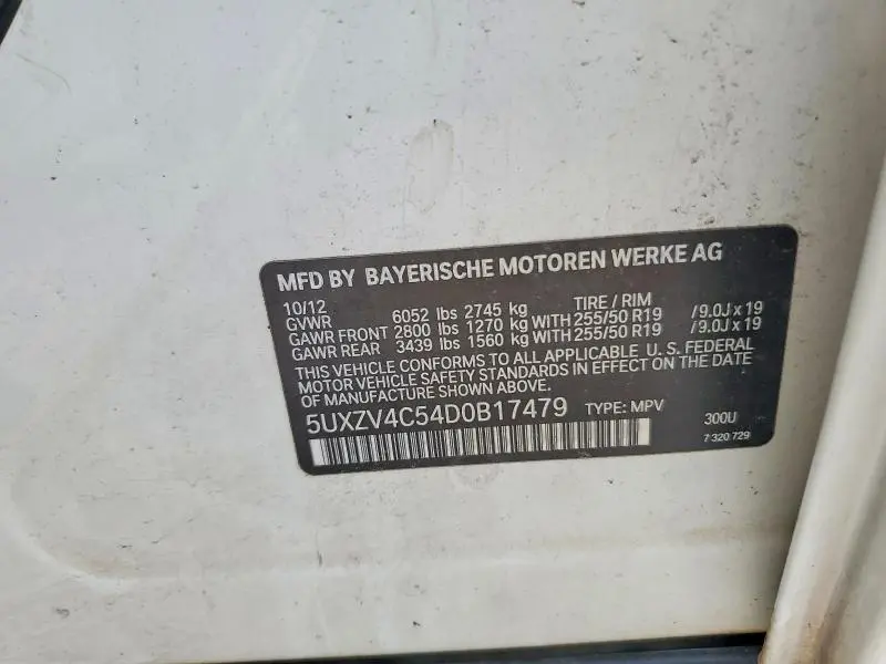 2013 BMW X5 XDRIVE35I  