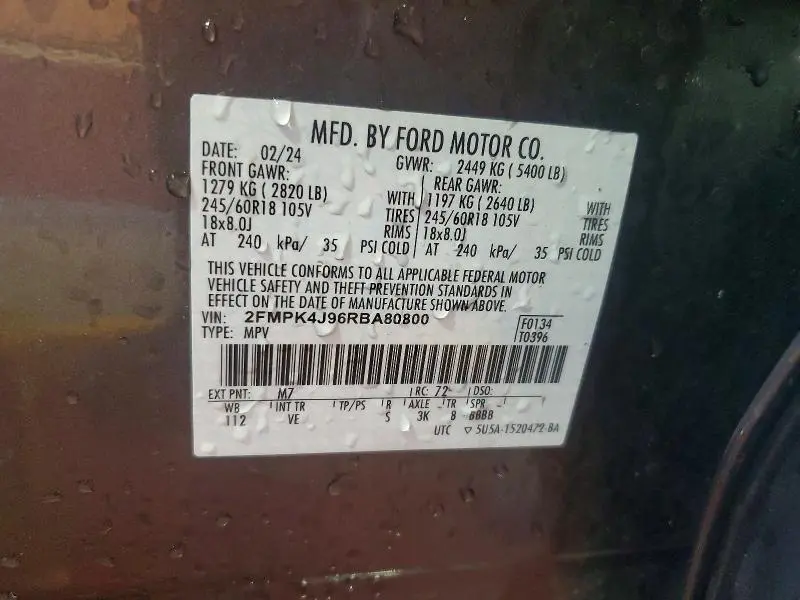 2024 FORD EDGE SEL  
