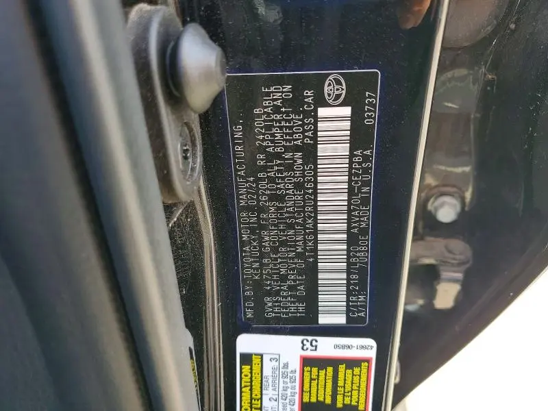 2024 TOYOTA CAMRY XSE  