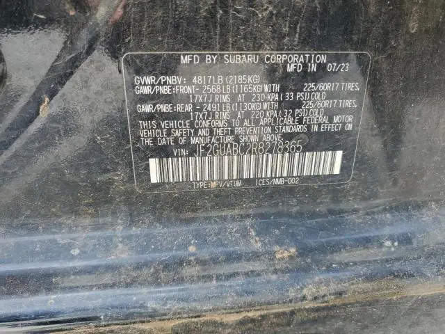 2024 SUBARU CROSSTREK   