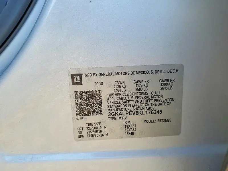2019 GMC TERRAIN SLT  