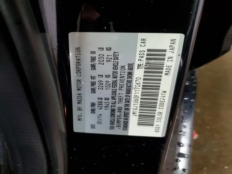 2015 MAZDA 6 SPORT  