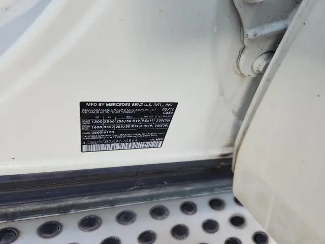 2010 MERCEDES-BENZ ML 350  