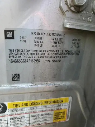 2010 BUICK LACROSSE CXL  
