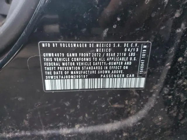 2013 VOLKSWAGEN JETTA BASE  