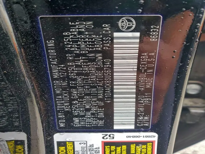 2025 TOYOTA CAMRY XSE  