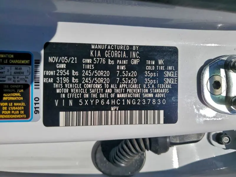 2022 KIA TELLURIDE S  