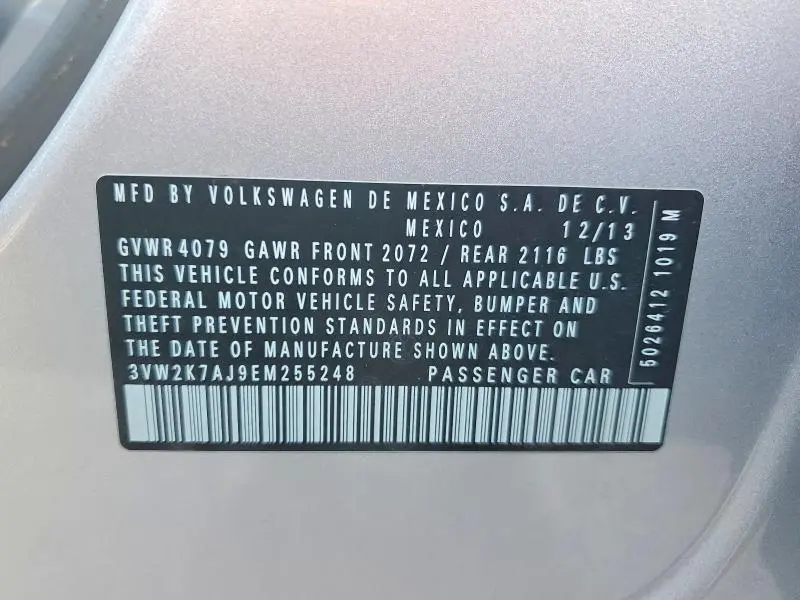 2014 VOLKSWAGEN JETTA BASE  