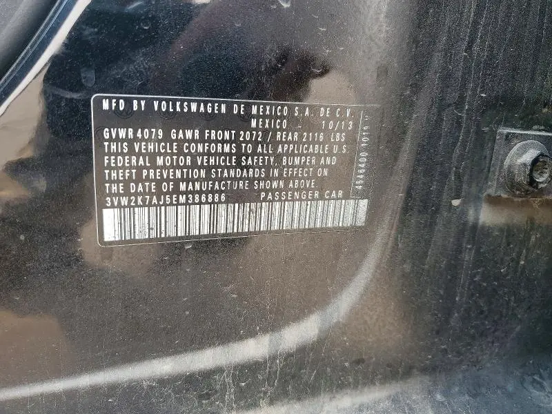 2014 VOLKSWAGEN JETTA BASE  